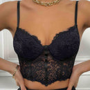 Sujetador de Camisola Hueco, Encaje y Sexy para Mujeres