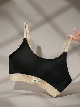 1 Pieza Sujetador Inalambrico, Sin Rastro, Con Hermosa Espalda, Sin Tirantes Y Sin Aros Para Mujer, Adecuado Para Dormir Y Deportes