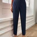 Lune pantalones de mujer casuales a rayas nauticas y entallados, para otono