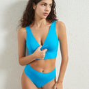 Conjunto de top deportivo de yoga acolchado sin alambres y top translucido de espalda descubierta para mujer