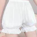 Pantalones De Calabaza Para Mujer, Pantalones De Seguridad Jk Finos De Verano, Mallas, Pantalones Cortos De Seguro Holgados Con Farol Blanco, 1 1 piezaa