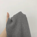 Moosta cardigan casual de manga larga de hombros caidos y unicolor para el trayecto, para otono/invierno