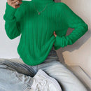 EZwear Sweater De Tejido De Cable De Lana Ancho