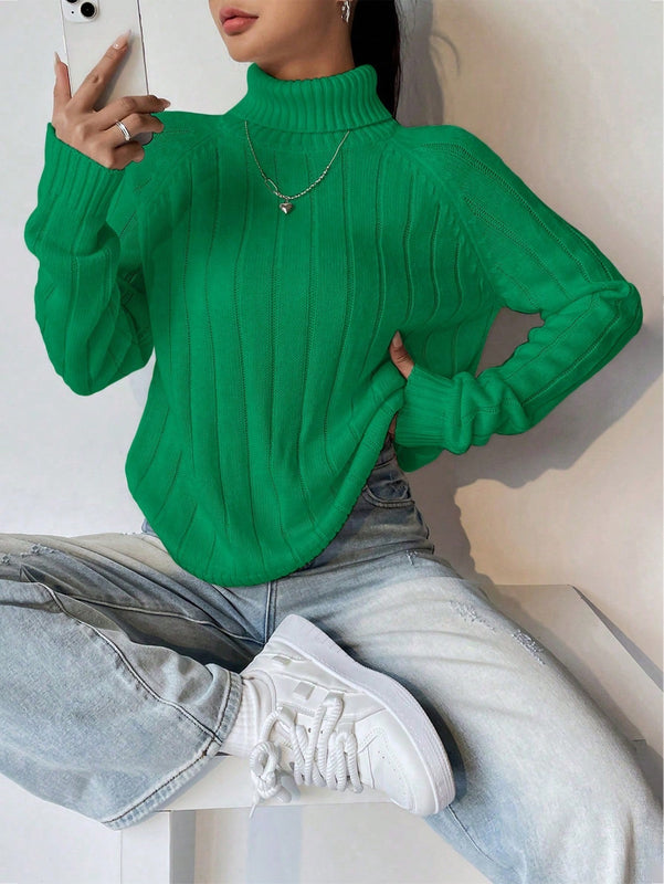 EZwear Sweater De Tejido De Cable De Lana Ancho