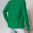 EZwear Sweater De Tejido De Cable De Lana Ancho