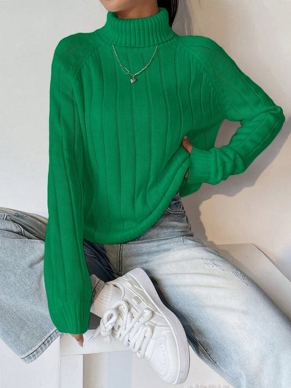 EZwear Sweater De Tejido De Cable De Lana Ancho
