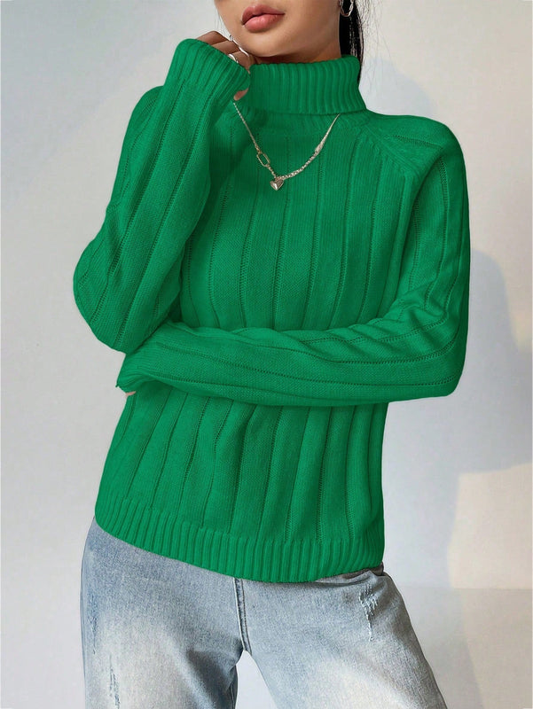 EZwear Sweater De Tejido De Cable De Lana Ancho