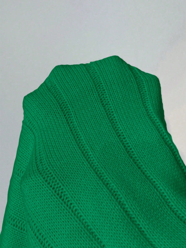 EZwear Sweater De Tejido De Cable De Lana Ancho