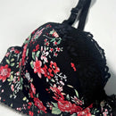 NEW 1 Pieza Sujetador Para Damas Con Encaje Y Estampado Con Alambre