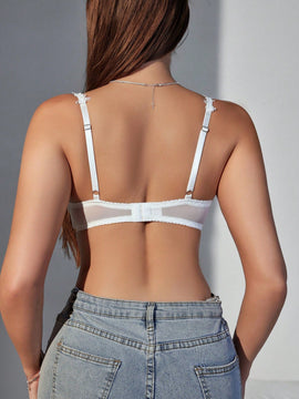 Sosten Femenino Con Encaje Visible