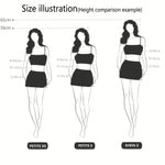 PETITE Shorts De Mezclilla Desgastados Para Mujer