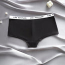 Pantalones De Triangulo Simple Para Mujer Con Detalles De Letras Y Cintura Tejida