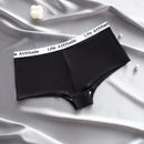 Pantalones De Triangulo Simple Para Mujer Con Detalles De Letras Y Cintura Tejida