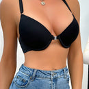 Bralette Lenceria Decorado Con Mariposas