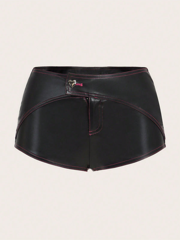 ICON Shorts comodos y ajustados en verano de Y2k con costuras en la parte superior y cintura baja