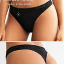 Leisure Tanga Sin Costuras Para Mujer Con Patron De Letra