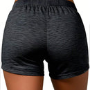 Essnce Shorts Casuales De Cintura Elastica Para Mujer Con Estampado De Girasoles Y Mariposas