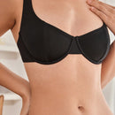 Leisure Sujetador simple para mujer con aros y unicolor