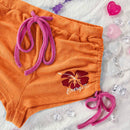 WYWH Pantalones Cortos De Moda Decorados Con Lazo De Mariposa Para Mujeres