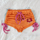 WYWH Pantalones Cortos De Moda Decorados Con Lazo De Mariposa Para Mujeres