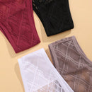 Conjunto de 4 piezas de cinturillas para mujeres de color solido con diseno de impresion de letras, comodo y transpirable tanga de encaje