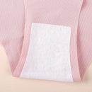 4 Piezas/pack Ropa Interior De Mujer Comoda Sin Costuras Con Estampado De Fresa