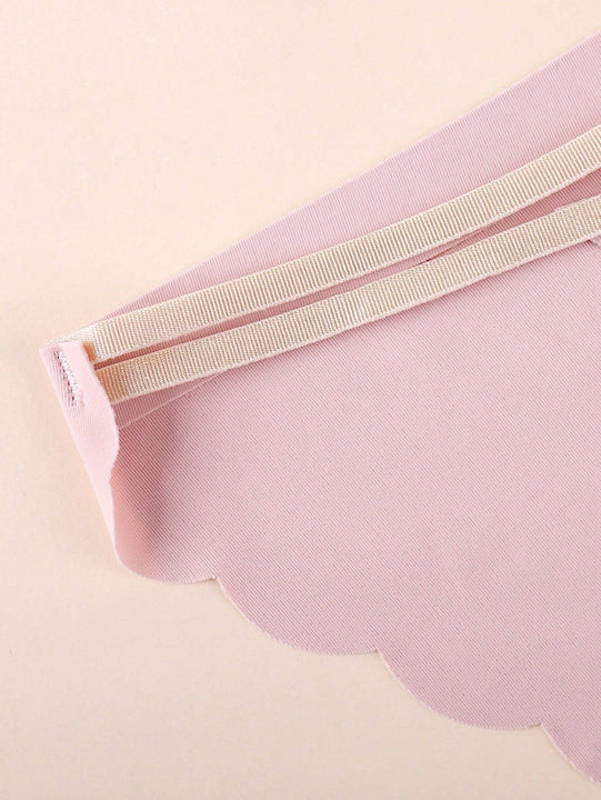 4 Piezas/pack Ropa Interior De Mujer Comoda Sin Costuras Con Estampado De Fresa