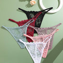 6 piezas de tangas sexys para mujeres, todas en encaje comodo y transpirable