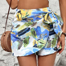 VCAY Pantalones Cortos Casuales Con Cordon De Impresion De Verano