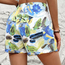 VCAY Pantalones Cortos Casuales Con Cordon De Impresion De Verano