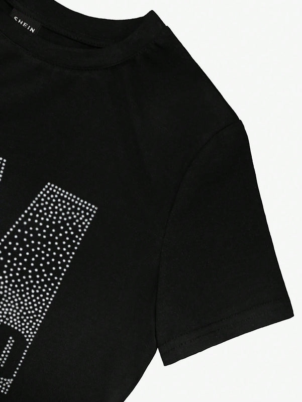 Camiseta De Mangas Cortas Casual Y De a Para Mujer Para Primavera Y Verano