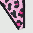 ROMWE Kawaii Ropa Interior De Tanga Con Estampado De Leopardo Rosa En Forma De Corazon Para Chicas Shibuya Gal