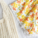 WYWH Pantalones Cortos De Mujer Con Encaje Y Estampado De Flores