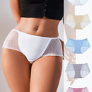 Pantalones Rectos Simples De Patchwork De Color Solido Para Mujeres