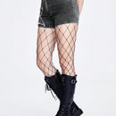 ROMWE Grunge Punk Shorts Vaqueros De Mujer Con Parche En Forma De Estrella