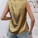 Prive Camisa De Mujer Sin Mangas Con Aspecto Metalico