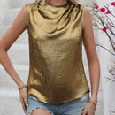 Prive Camisa De Mujer Sin Mangas Con Aspecto Metalico