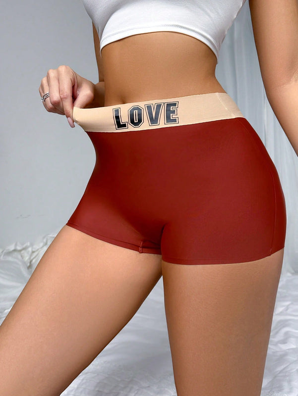 Panties de moda para damas con logo de amor