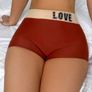Panties de moda para damas con logo de amor