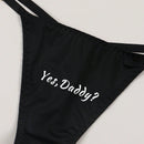 Tanga comoda y de moda para mujeres con impresion sexy y decoracion de metal