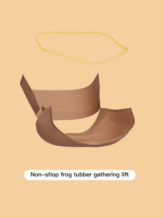 1 pieza Sujetador de pecho sin tirantes para mujer, atractivo sujetador trasero sin alambre para damas, estilo europeo y americano