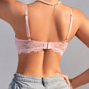 Lenceria Sexy De Encaje Liso Para Mujer
