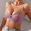 Lenceria Sexy De Encaje De Color Solido Para Mujer