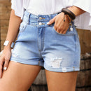 LUNE Shorts De Mezclilla De Moda Para Mujer Y Desgastados Para Primavera Y Verano, Estilo Todopoderoso