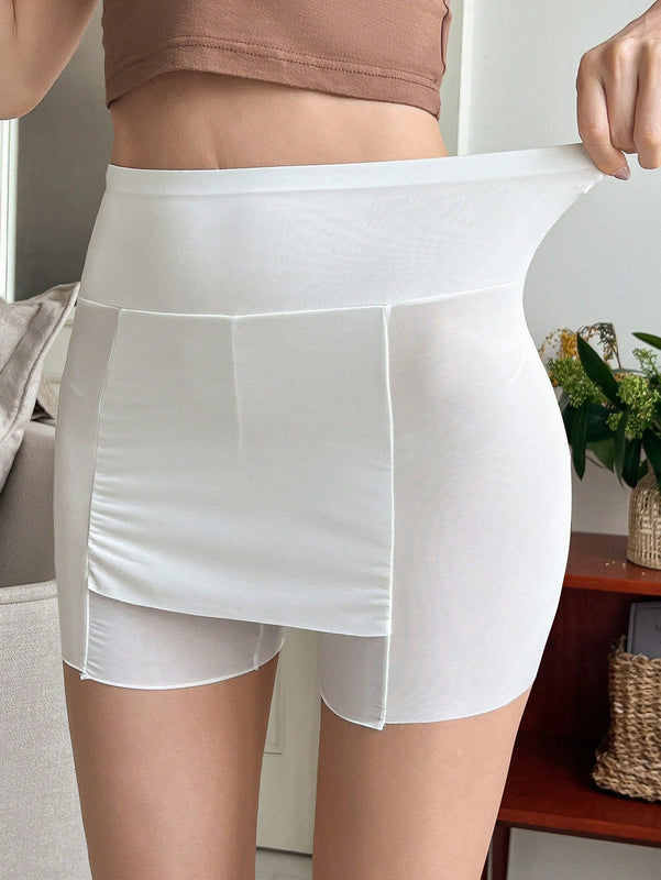 DAZY Pantalones Cortos De Seguridad Sin Costuras Para Mujer De Diseno Triangular Simple Y Transpirable