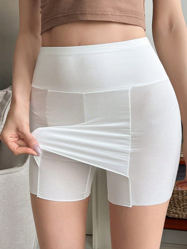DAZY Pantalones Cortos De Seguridad Sin Costuras Para Mujer De Diseno Triangular Simple Y Transpirable