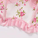 Sujetador Floral De Malla Transparente Bordado Para Mujeres