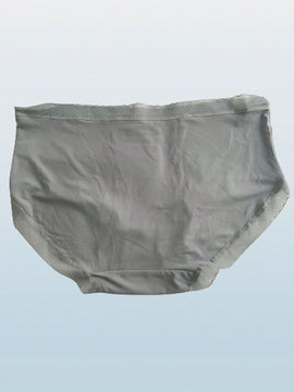 Conjunto de 5 piezas de ropa interior de seda de hielo ultrafina de cintura alta para mujeres con decoracion de lazo