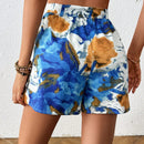 LUNE Shorts con estampado Tie-Dye y cinturon