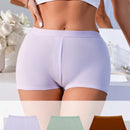 Pantalones simples comodos unicolor para mujeres con angulos planos